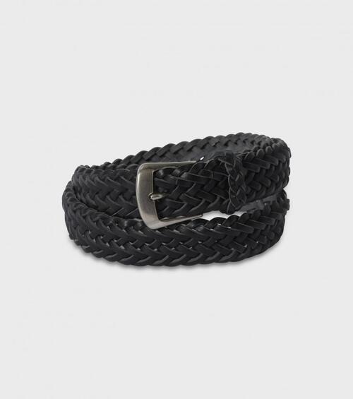 피그벨 가죽 메쉬 벨트 빈티지 허리띠 Leather Mesh Belt