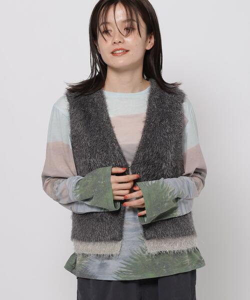 니코앤드 레이어드 퍼 베스트 조끼 여성 571852