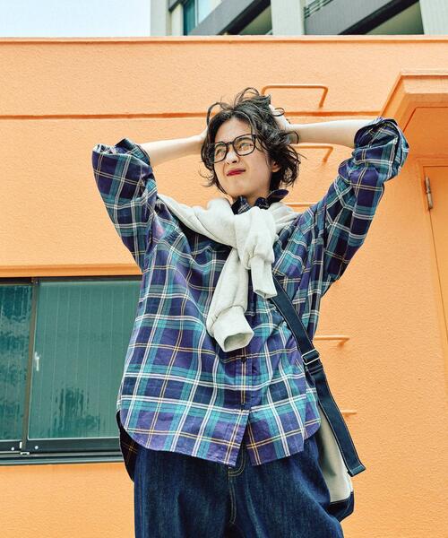 니코앤드 비에라 체크 긴팔 셔츠 여성 290576