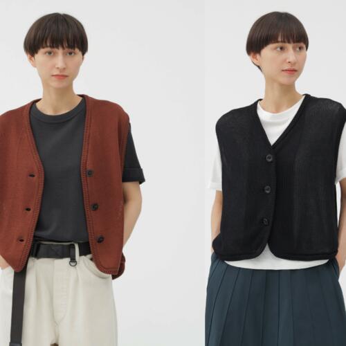 마가렛호웰 여성 니트 조끼 COATED COTTON KNITWEAR 25AW