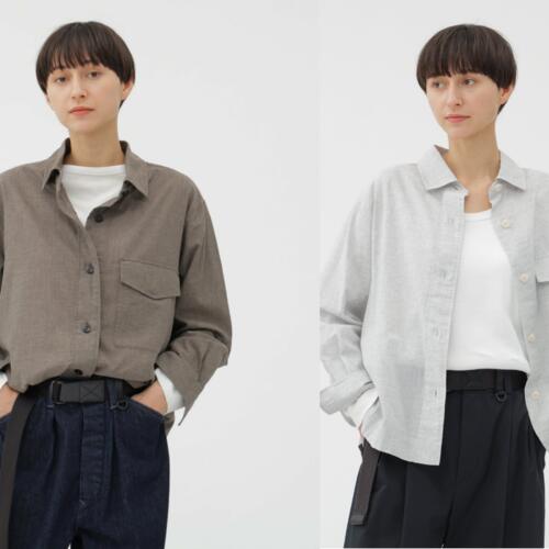 마가렛호웰 여성 셔츠 TOP DYED COTTON POPLIN SHIRT 25AW