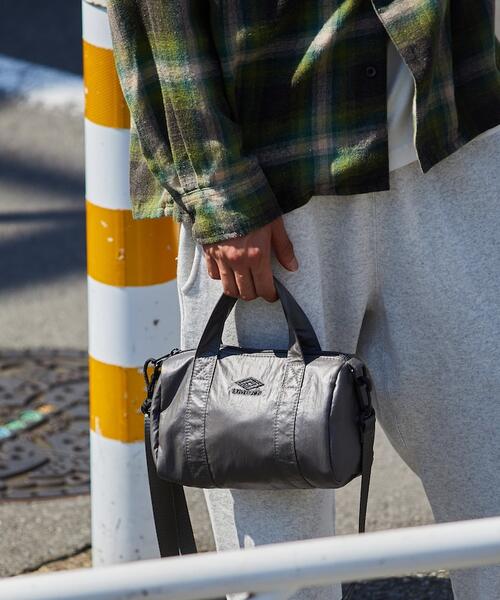 프릭스스토어 X 엄브로 코팅 나일론 미니 보스턴백 토트백 1063394400022 25AW