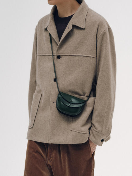 캡틴선샤인 가죽 지갑 파우치 Round Wallet Mid Porch 25aw