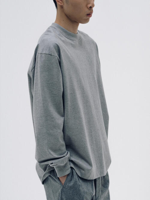 캡틴선샤인 긴팔 티 셔츠 Suvin Supima Tube L/S Tee Heavy 25aw