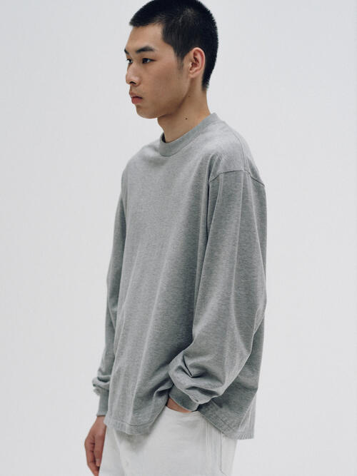 캡틴선샤인 티 Suvin Supima Tube L/S Tee Light 25aw