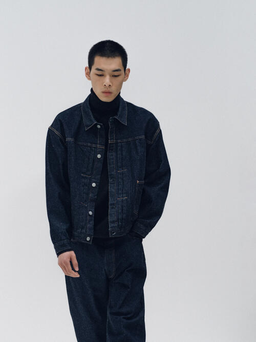 캡틴선샤인 데님 재킷 Denim Tracker 1P Jacket 25aw 인디고