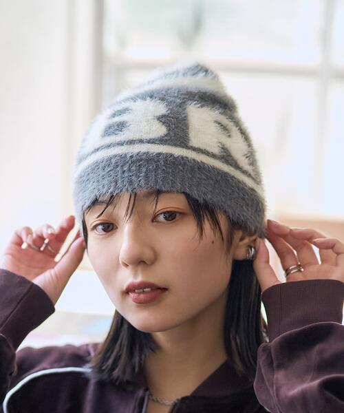 엄브로 X 프릭스스토어 모헤어 니트 비니 모자 1181394400010 25AW
