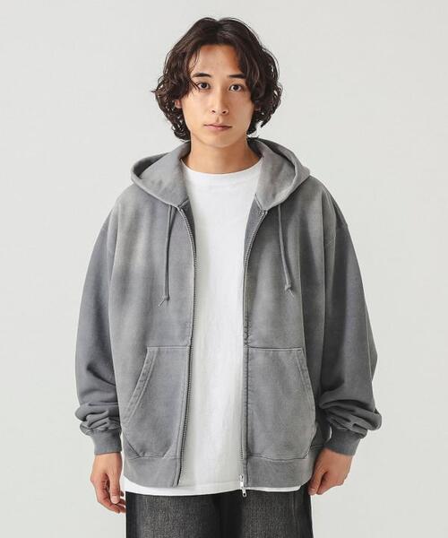 빔즈 페이드 풀 집업 후디 후드 점퍼 와이드 11-13-1688-033