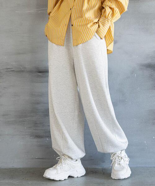 니코앤드 여성 스웨트 배럴 팬츠 바지 25AW 574383