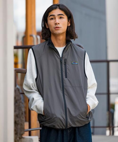 프릭스스토어 릴렉스핏 나일론 플리스 리버서블 집업 조끼 1251248900725 25AW