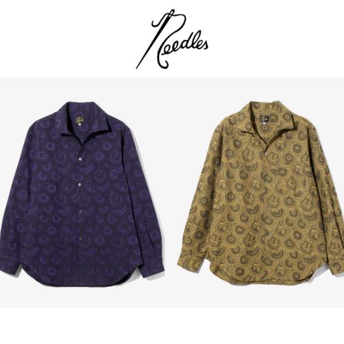 니들스 이탈리안 셔츠 Ornament Jacquard 25AW RW300