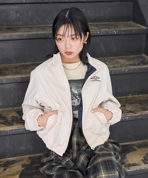 프릭스스토어 X 엄브로 여성 코듀로이 스탠드 칼라 블루종 재킷 25AW 1153394400002