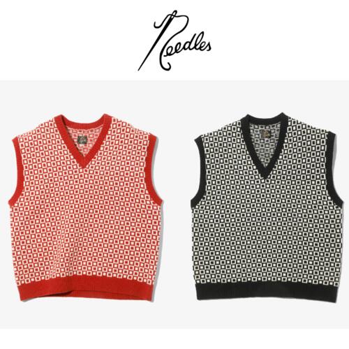 니들스 셔틀랜드 니트 조끼 베스트 Plaid 25AW RW360