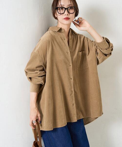 프릭스스토어 코듀로이 오버 셔츠 여성 긴팔 25AW 1300248900329