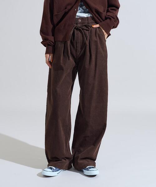 프릭스스토어 X RED KAP 여성 코듀로이 이지 팬츠 바지 25AW 1142311600004