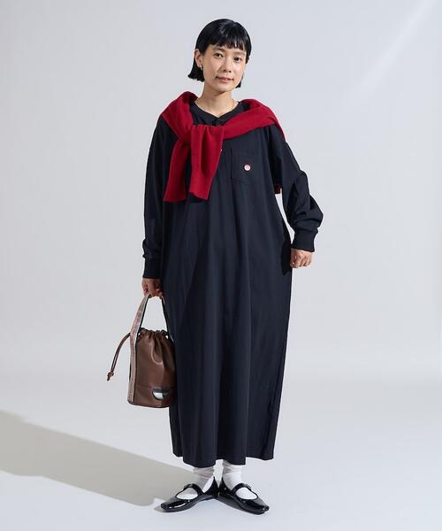 프릭스스토어 X RED KAP 여성 긴팔 헨리넥 원피스 25AW 1115311600003