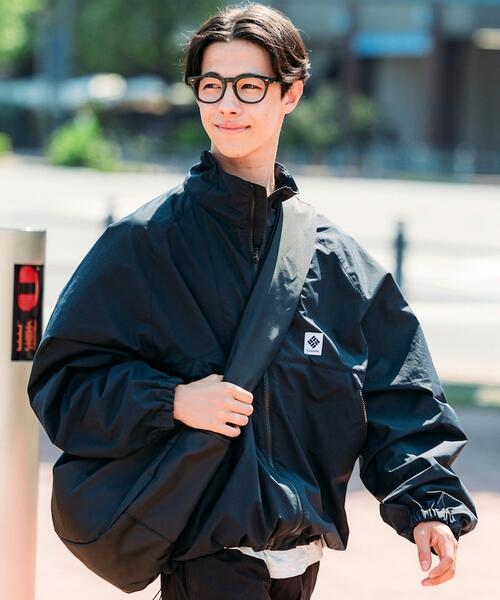 프릭스스토어 X 컬럼비아 나일론 블루종 25AW 1251129900300