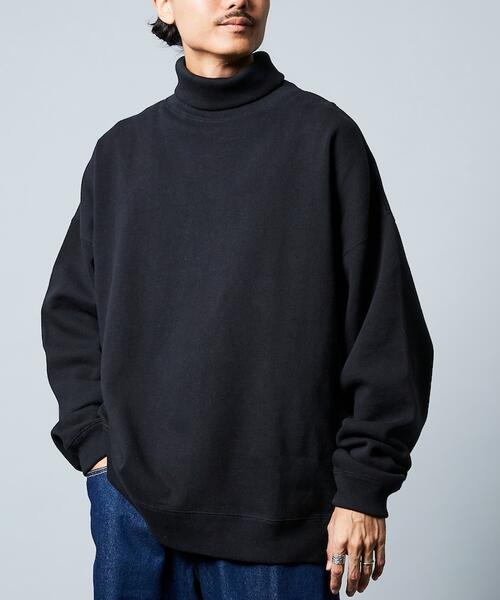 프릭스스토어 12oz 헤비웨이트 빅실루엣 터틀넥 티 기모 25AW 1223248901247