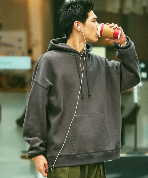 프릭스스토어 12oz 헤비웨이트 빅실루엣 후드 티 기모 맨투맨 1223248901246 25AW