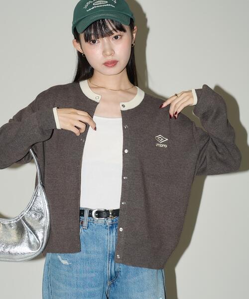 엄브로 X PUBLUX 여성 니트 가디건 25AW 3259394400004