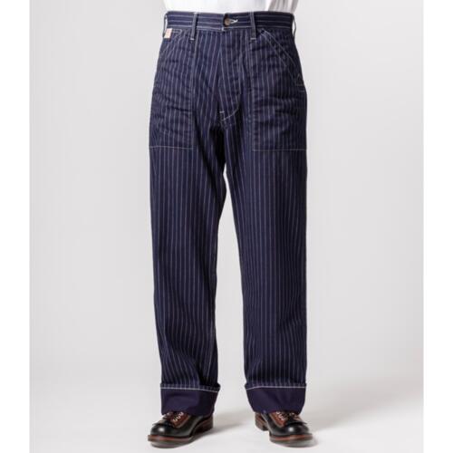 슈가케인 와바시 스트라이프 엔지니어 팬츠 SC40786 바지 빈티지 두꺼운핏