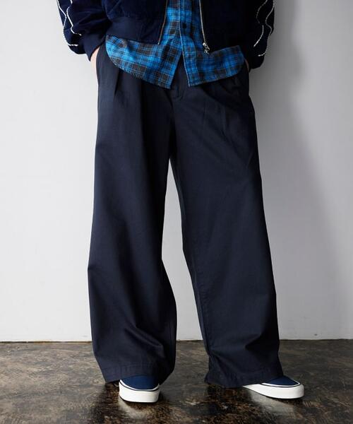 빔즈 와이드 스트레이트 치노 팬츠 바지 11-23-1090-803