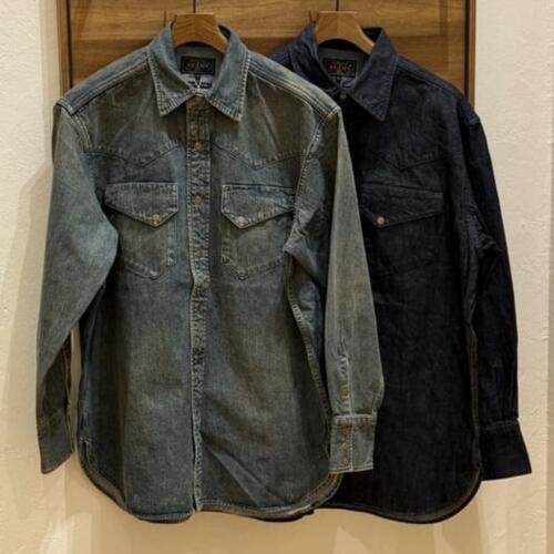 빔즈 플러스 셔츠 Western Shirt Denim Double Dye 38-11-0901-791