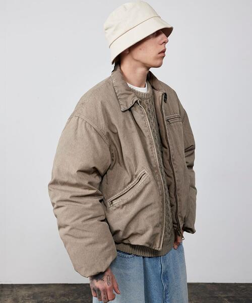 빔즈 와이드 쇼트 페이드 덕 다운 재킷 패딩 점퍼 11-18-3296-139