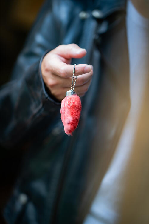 부코 키링 열쇠고리 RABBIT FOOT KEY CHAIN BA25101