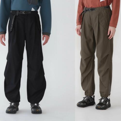 앤드원더 바지 high count cloth side zip hem pants 25aw
