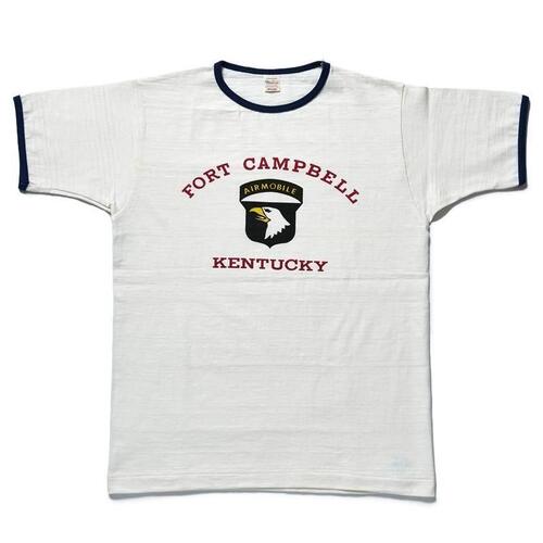 웨어하우스 4059 반팔 티 FORT CAMPBELL 25aw 빈티지