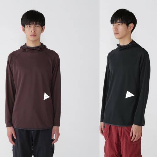 앤드원더 후드 티 dry jersey LS hoodie 25aw