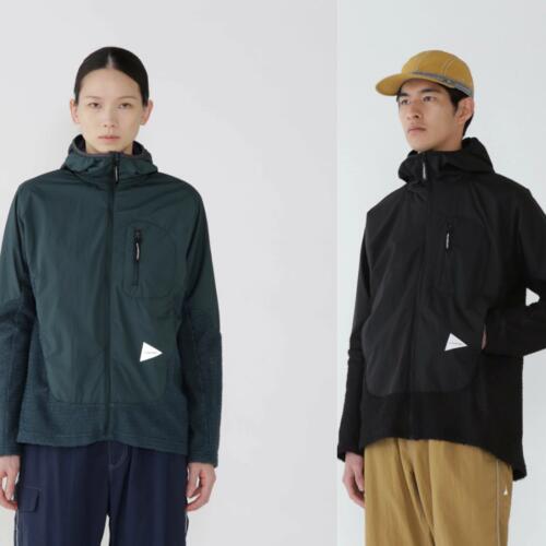 앤드원더 재킷 점퍼 alpha direct f/z hoodie 25AW