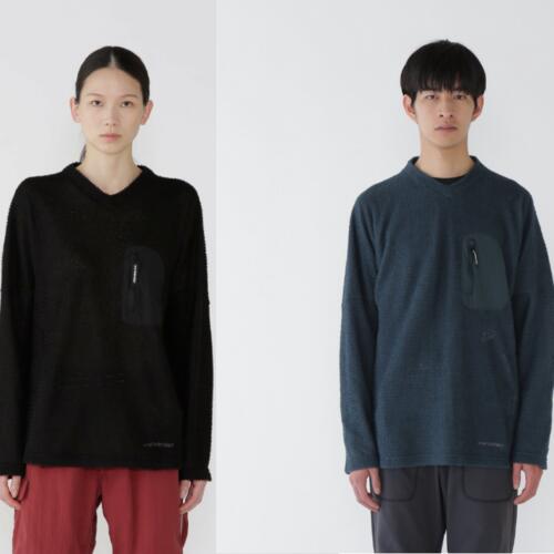 앤드원더 긴팔 티 alpha direct pullover 25aw