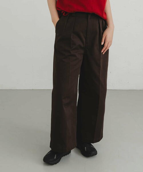 디키즈 X EKAL 와이드 팬츠 여성 바지 25aw DICKIES3-FEA6