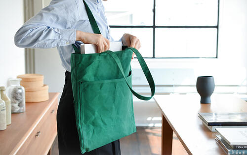 아뜰리에 페넬로페 Patch Flat 숄더백 토트백 BG340