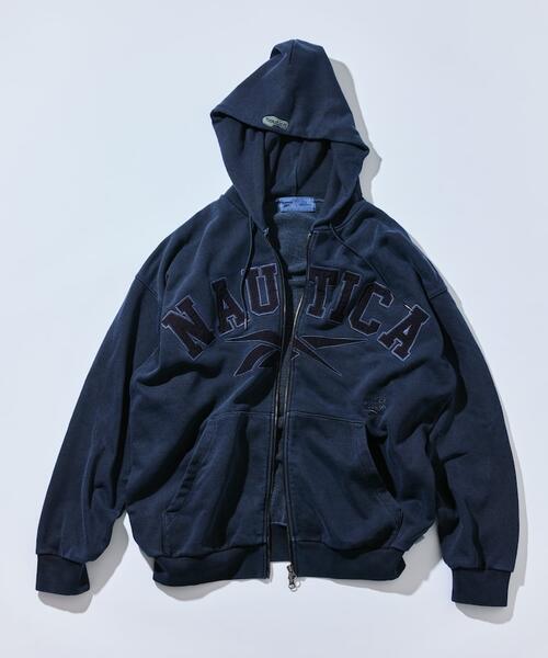 리복 X 노티카 일본 아치 로고 헤비 집업 후드 점퍼 피그먼트 25AW 1024207500017