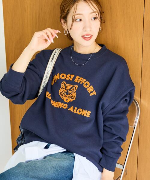 프릭스스토어 플로키 로고 스웨트 티 기모 맨투맨 여성 25AW 1322248901417