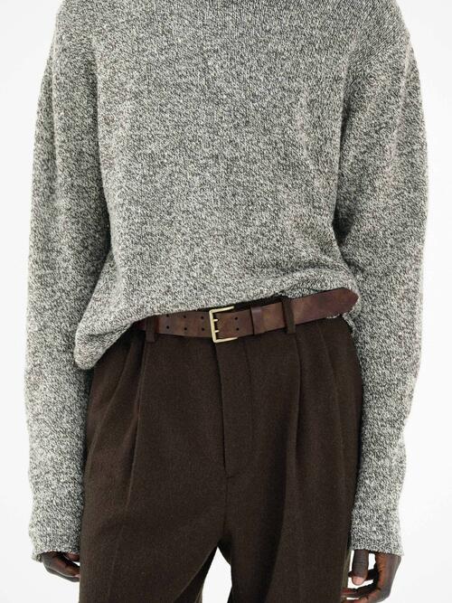 오라리 가죽 벨트 TWO-HOLE BUCKLE BELT 25AW