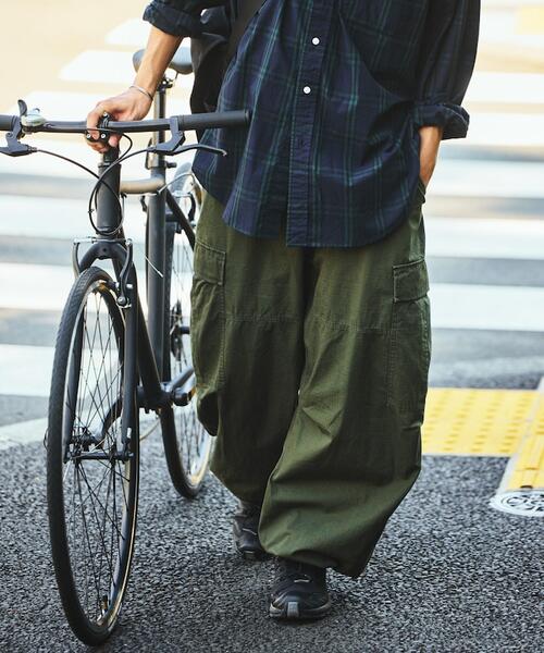 노티카 일본 슈퍼 와이드 커브 실루엣 카고 팬츠 바지 25AW 1043207500412