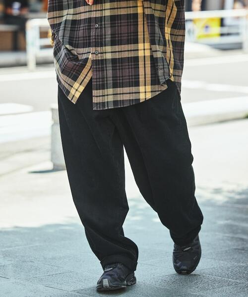 노티카 일본 코듀로이 턱 와이드 팬츠 바지 25AW 1043207500411