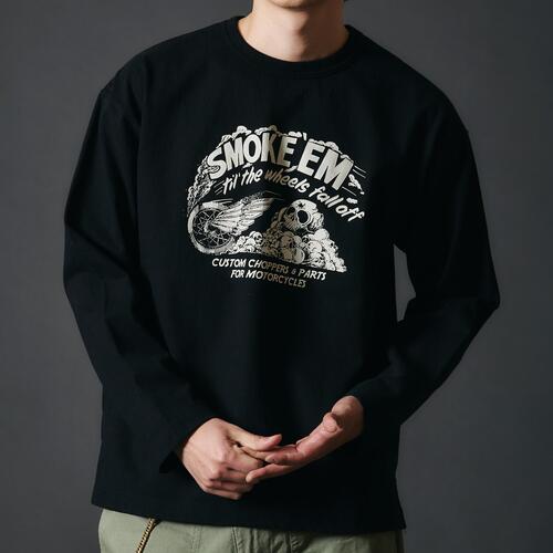 반스아웃피터스 헤비웨이트 긴팔 프린팅 티 25AW BR-25331