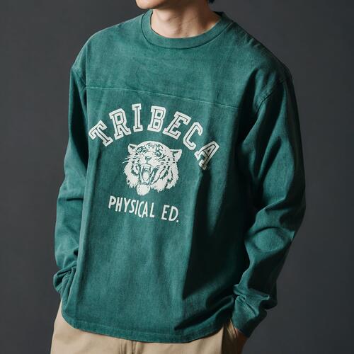 반스아웃피터스 피그먼트 풋볼 긴팔 티 빈티지  BR-25341 25AW