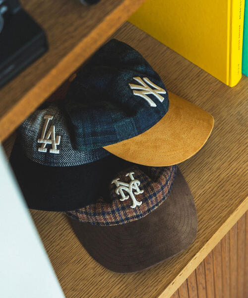 B MING by BEAMS 빔즈 X 뉴에라 9THIRTY FLANNEL CHECK 캡 92-41-0684-123