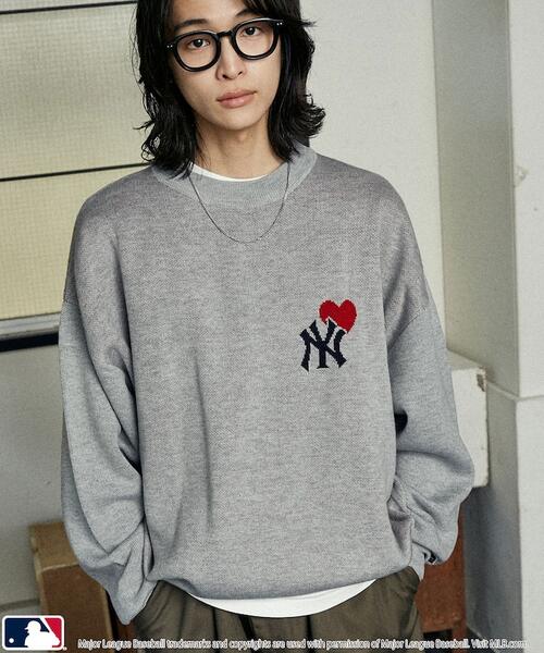 PUBLUX X MLB 프릭스스토어 하트 로고 니트 25AW 3139220800053