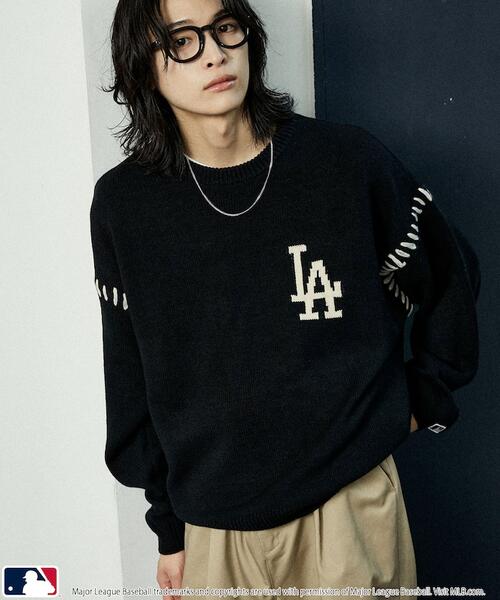 PUBLUX X MLB 프릭스스토어 스티치 니트 풀오버 25AW 3139220800055