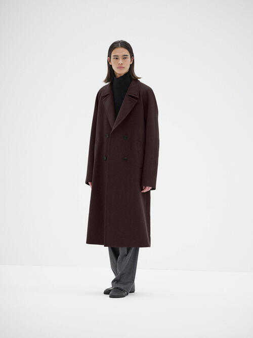 오라리 남성 코트 재킷 TWISTED DOUBLE CLOTH COAT 25AW