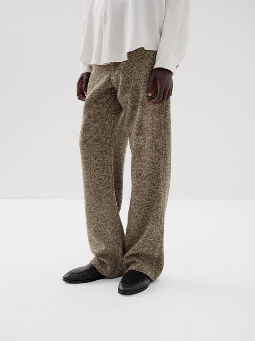 오라리 남성 바지 HOMESPUN TWEED PAINTER PANTS 25AW