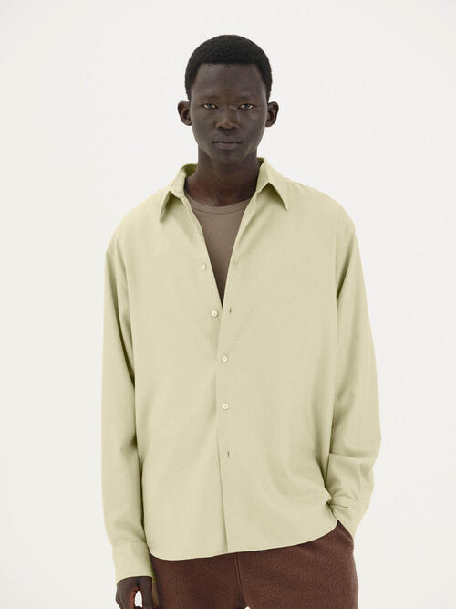 오라리 울 셔츠 남성 SUPER LIGHT WOOL SHIRT 25AW