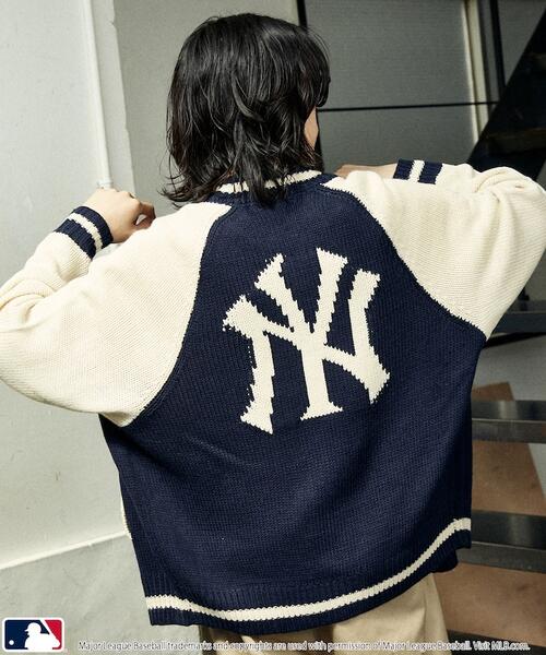 PUBLUX X MLB 프릭스스토어 집업 니트 가디건 점퍼 25AW 3135220800016